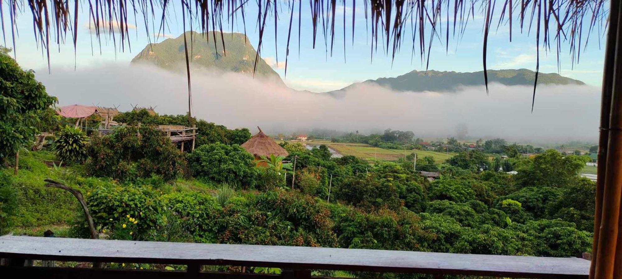 Baan 2 Dao Farmstay Чианг Дао Екстериор снимка
